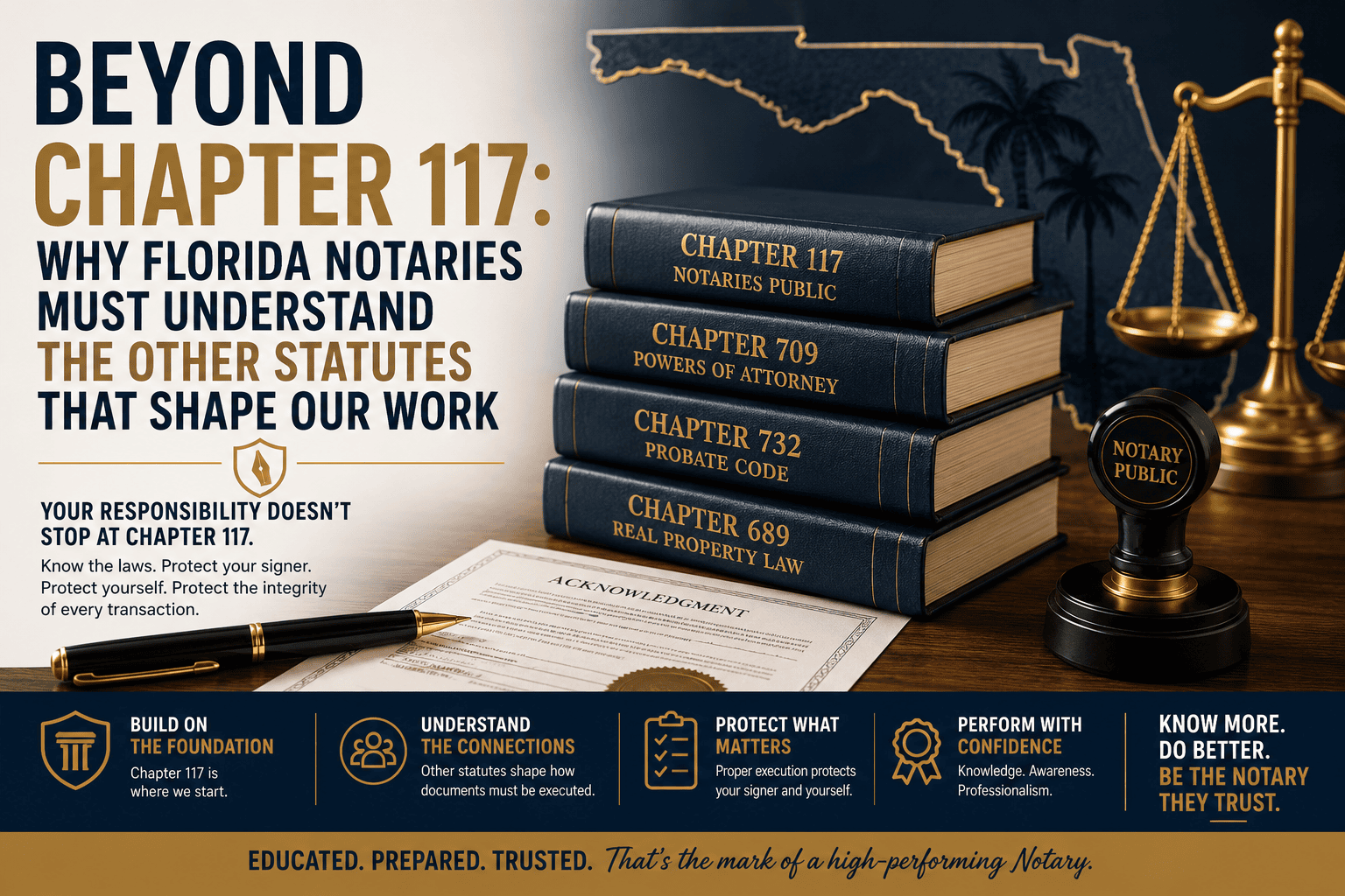 Beyond Chapter 117: Florida Statutes Every Notary Public Should Know